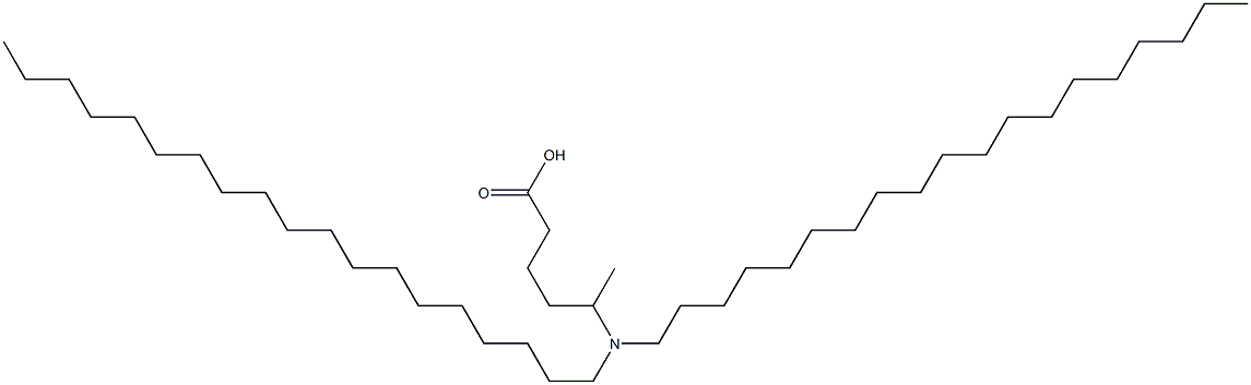 5-(Dinonadecylamino)hexanoic acid Struktur