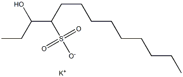 3-ヒドロキシトリデカン-4-スルホン酸カリウム 化學(xué)構(gòu)造式