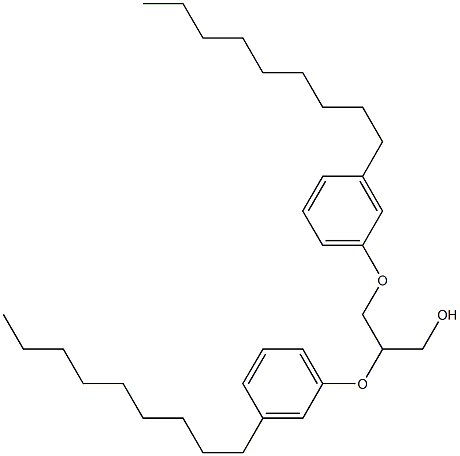 1,2-Bis(3-nonylphenoxy)-3-propanol Struktur