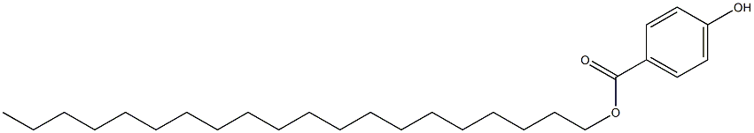 4-Hydroxybenzoic acid icosyl ester Struktur