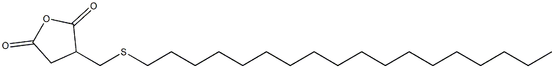 2-(Octadecylthiomethyl)succinic anhydride Struktur