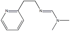 N,N-Dimethyl-N'-[2-(2-pyridinyl)ethyl]formamidine Struktur