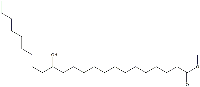 14-Hydroxytricosanoic acid methyl ester Struktur