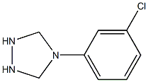 4-(3-Chlorophenyl)-1,2,4-triazolidine Struktur