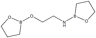 2-[(1,2-Oxaborolan-2-yl)amino]-1-[(1,2-oxaborolan-2-yl)oxy]ethane Struktur