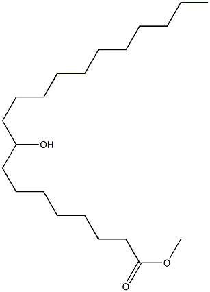 9-Hydroxyicosanoic acid methyl ester Struktur