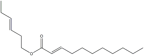 2-Undecenoic acid 3-hexenyl ester Struktur