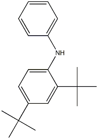 2,4-Di-tert-butylphenylphenylamine Struktur