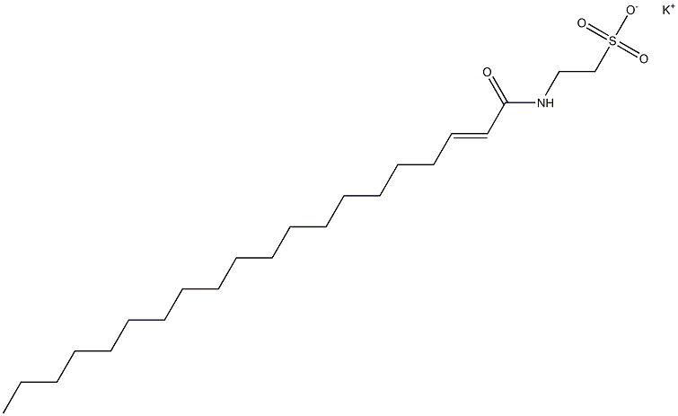 N-(2-Icosenoyl)taurine potassium salt Struktur