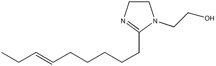 2-(6-Nonenyl)-2-imidazoline-1-ethanol Struktur