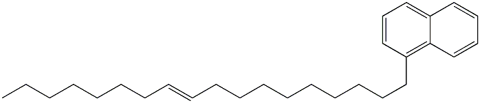 1-(10-Octadecenyl)naphthalene Struktur