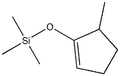 2-(Trimethylsilyloxy)-3-methylcyclopentene Struktur