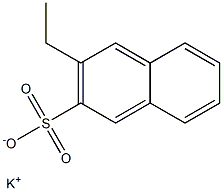 3-Ethyl-2-naphthalenesulfonic acid potassium salt Struktur