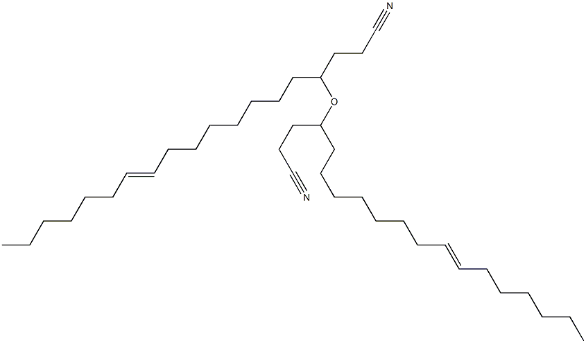 2-Cyanoethyl(9-hexadecenyl) ether Struktur