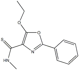 5-Ethoxy-2-phenyl-N-methyloxazole-4-carbothioamide Struktur