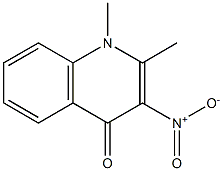 1,2-Dimethyl-3-nitroquinolin-4(1H)-one Struktur