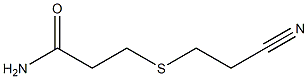 3-(2-Cyanoethylthio)propionamide Struktur