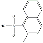 2,8-Dimethyl-1-naphthalenesulfonic acid Struktur