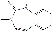 3-Methyl-1H-1,3,4-benzotriazepine-2(3H)-thione Struktur