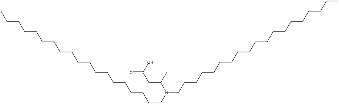 3-(Dinonadecylamino)butyric acid Struktur