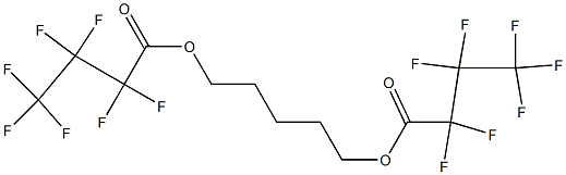 1,5-Pentanediol di(heptafluorobutyrate) Struktur