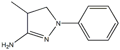 3-Amino-4-methyl-1-phenyl-2-pyrazoline Struktur