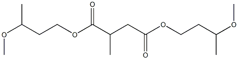 Methylsuccinic acid bis(3-methoxybutyl) ester Struktur