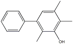 2,5,6-Trimethyl-3-phenylphenol Struktur