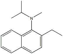 N-Isopropyl-N-methyl-2-ethylnaphthalen-1-amine Struktur