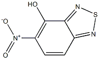 5-Nitro-2,1,3-benzothiadiazol-4-ol Struktur