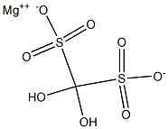 Dihydroxymethanedisulfonic acid magnesium salt Structure