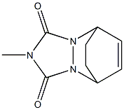 2-Methyl-5,8-ethano-5,8-dihydro-1H-[1,2,4]triazolo[1,2-a]pyridazine-1,3(2H)-dione Struktur