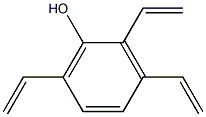 2,3,6-Triethenylphenol Struktur