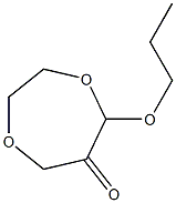 5-Propoxy-1,4-dioxepan-6-one Struktur