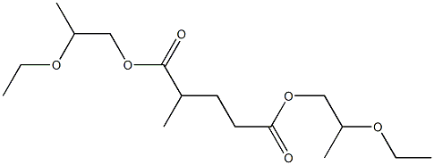 2-Methylglutaric acid bis(2-ethoxypropyl) ester Struktur