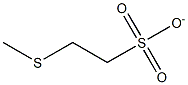 2-(Methylthio)ethanesulfonic acid anion Struktur