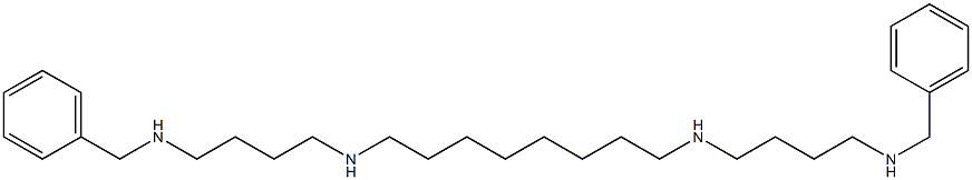 N,N'-Bis(4-benzylaminobutyl)-1,8-octanediamine Struktur