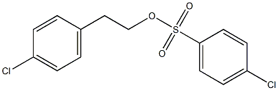 4-Chlorobenzenesulfonic acid 4-chlorophenethyl ester Struktur