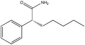 [R,(-)]-2-Phenylheptanamide Struktur