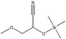 2-(Trimethylsilyloxy)-3-methoxypropanenitrile Struktur