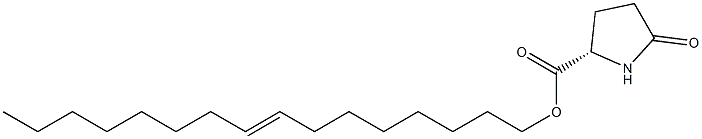 (S)-5-Oxopyrrolidine-2-carboxylic acid 8-hexadecenyl ester Struktur