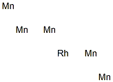 Pentamanganese rhodium Struktur