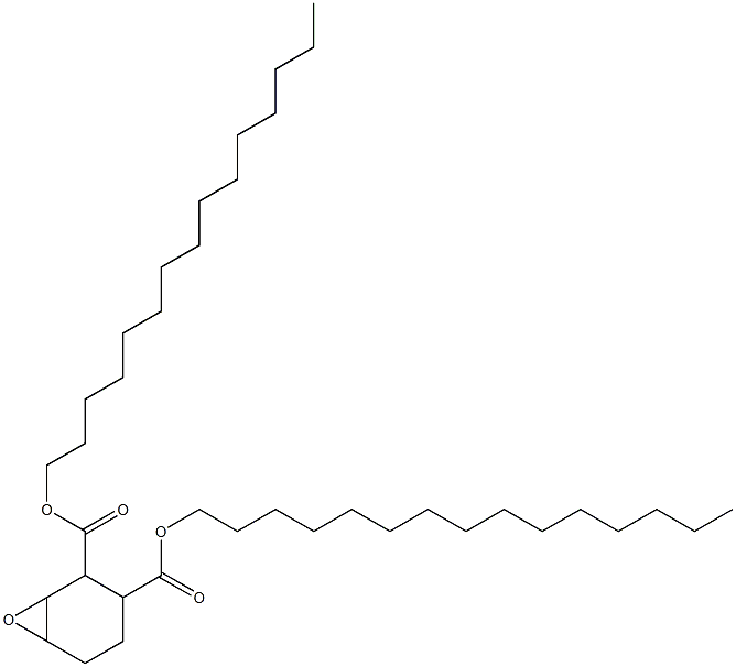 7-Oxabicyclo[4.1.0]heptane-2,3-dicarboxylic acid dipentadecyl ester Struktur