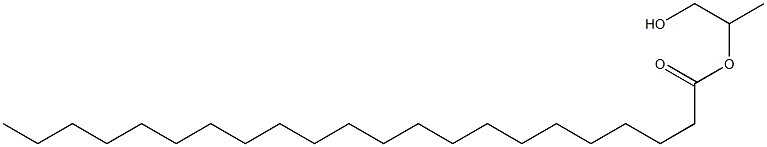 Docosanoic acid 2-hydroxy-1-methylethyl ester Struktur