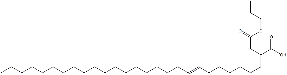 2-(7-Hexacosenyl)succinic acid 1-hydrogen 4-propyl ester Struktur