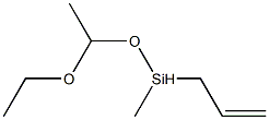 (1-Ethoxyethoxy)(methyl)(2-propenyl)silane Struktur