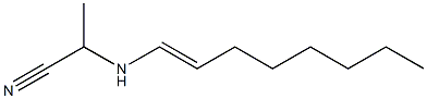 N-(1-Cyanoethyl)-1-octenylamine Struktur