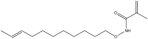 N-(9-Undecenyloxy)methacrylamide Struktur