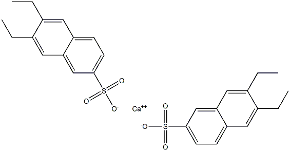 Bis(6,7-diethyl-2-naphthalenesulfonic acid)calcium salt Struktur