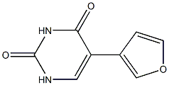 5-(3-Furyl)uracil Struktur